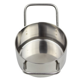 Mini Garnek Snackholder Stal Ø8x4,5cm (6 Sztuk)
