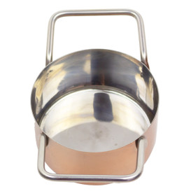 Mini Garnek Snackholder Stal Miedziane Ø7x4,5cm (6 Sztuk)