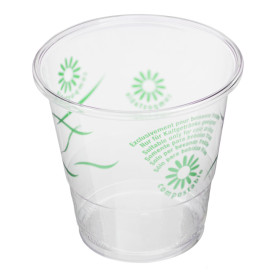 Kubki PLA "Green Spirit" Przezroczyste 250ml (50 Sztuk)