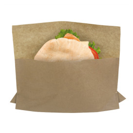 Koperty Tłuszczoodporny Kraft 21x17/11x3cm (100 Sztuk)
