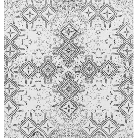 Obrus Papierowy Dekoracje 1x1m "Mozaik" Czarny 40g/m² (400 Sztuk)