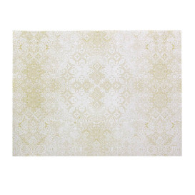 Obrus Papierowy Dekoracje 1x1m "Mozaik" Krem 40g/m² (400 Sztuk)