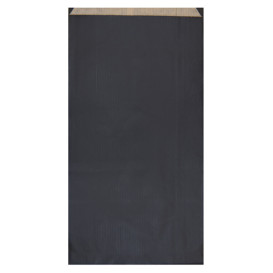 Koperty Papierowe Kraft Czarni 19+8x35cm (750 Sztuk)