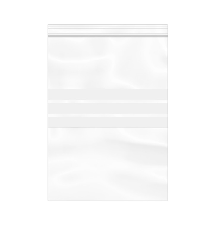 Woreczki ZIP AutoZamki z Polem Opisowym 16x22cm G160 (100 Sztuk) Woreczki ZIP AutoZamki z Polem Opisowym 16x22cm G160 (100 Sztuk)
