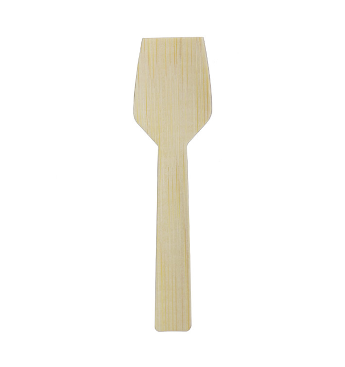 Łyżka Bambusowa 9cm (2.400 Sztuk) Łyżka Bambusowa 9cm (2.400 Sztuk)