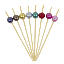 Patyczki bambusowe “Pearl” Asortyment 9cm (100 Sztuk)