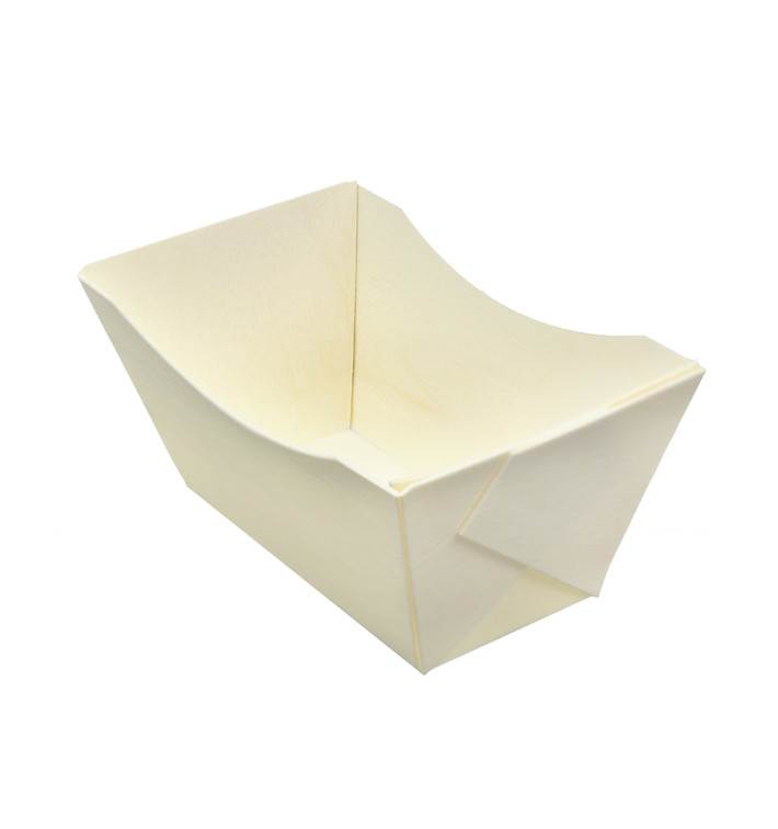 Fingerfood-Miseczka Drewniana "Łódka" 320ml 13,3x7,5cm (12 Sztuk) Fingerfood-Miseczka Drewniana "Łódka" 320ml 13,3x7,5cm (12 Sztuk)
