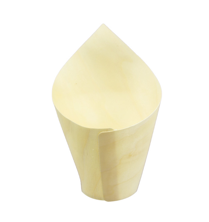Stożek Do Degustacji Drewna 14cm (1.000 Sztuk) Stożek Do Degustacji Drewna 14cm (1.000 Sztuk)