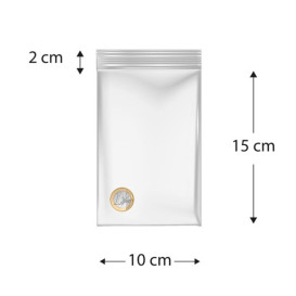 Woreczki Strunowe Zamkiem ZIP 10x15cm G160 (100 Sztuk)