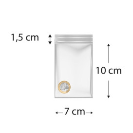 Woreczki Strunowe Zamkiem ZIP 7x10cm G200 (100 Sztuk)