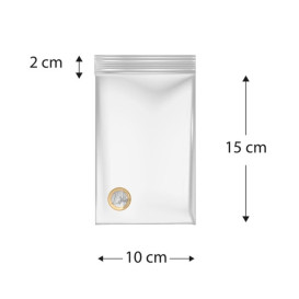 Woreczki Strunowe Zamkiem ZIP 10x15cm G200 (100 Sztuk)