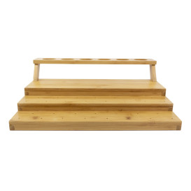Stand Bambusowa na Patyczki i na Rożków 29x35,5x11,5cm (2 Sztuk)