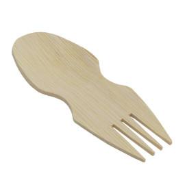 Widelczyki Spork Bambusowe 9cm (20 Sztuk)