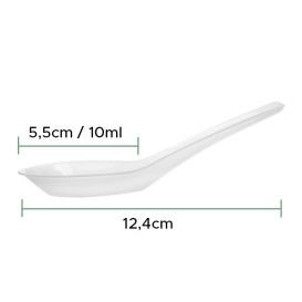 Łyżka do Degustacji PP Przezroczysty 12,4cm (200 Sztuk)