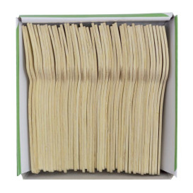 Widelec bambusowy 9cm (50 Sztuk)