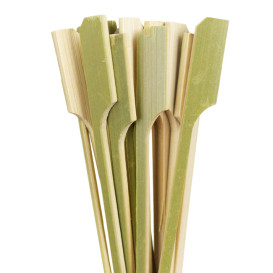 Szpikulce do Mięsa Bambusowe "Golf" Zielone Naturalne 12cm (2.500 Sztuk)
