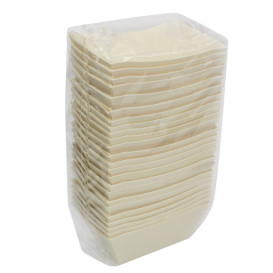 Fingerfood-Miseczka Drewniana "Łódka" 90ml 8,5x6,5cm (24 Sztuk)
