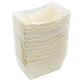 Fingerfood-Miseczka Drewniana "Łódka" 320ml 13,5x8cm (12 Sztuk)