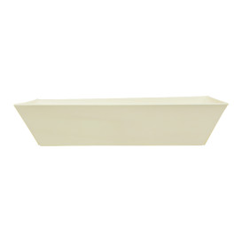 Fingerfood-Miseczka Drewniana "Łódka" 410ml 19,5x8,5cm (12 Sztuk)