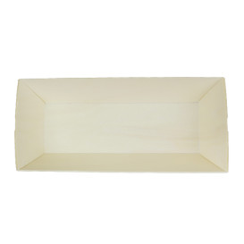 Fingerfood-Miseczka Drewniana "Łódka" 410ml 19,5x8,5cm (12 Sztuk)