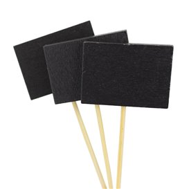 Szpikulce do Mięsa Bambusowe z z Kamienia 90 mm (100 Sztuk)