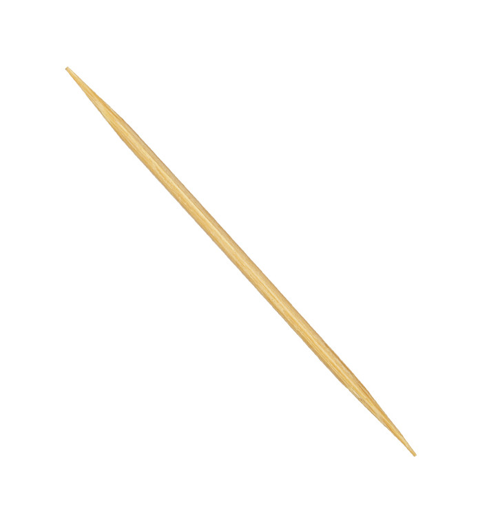Wykałaczki Drewniane Okrągłe 2 Końcówki 65mm (1 Sztuk) Wykałaczki Drewniane Okrągłe 2 Końcówki 65mm (1 Sztuk)