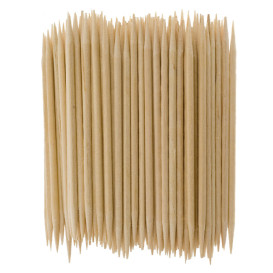 Wykałaczki Drewniane 2 Końcówki w Papierku Papierowe 65mm (5 Sztuk)
