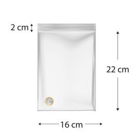 Woreczki Strunowe Zamkiem ZIP 16x22cm G200 (100 Sztuk)
