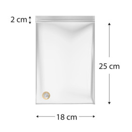 Woreczki Strunowe Zamkiem ZIP 18x25cm G200 (100 Sztuk)