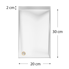 Woreczki Strunowe Zamkiem ZIP 20x30cm G200 (100 Sztuk)
