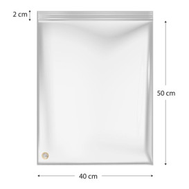 Woreczki Strunowe Zamkiem ZIP 40x50cm G200 (500 Sztuk)