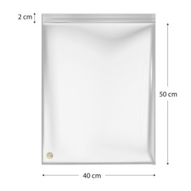 Woreczki Strunowe Zamkiem ZIP 40x50cm G300 (500 Sztuk)