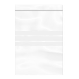 Woreczki ZIP Strunowe z Polem Opisowym 16x22cm G200 (100 Sztuk)