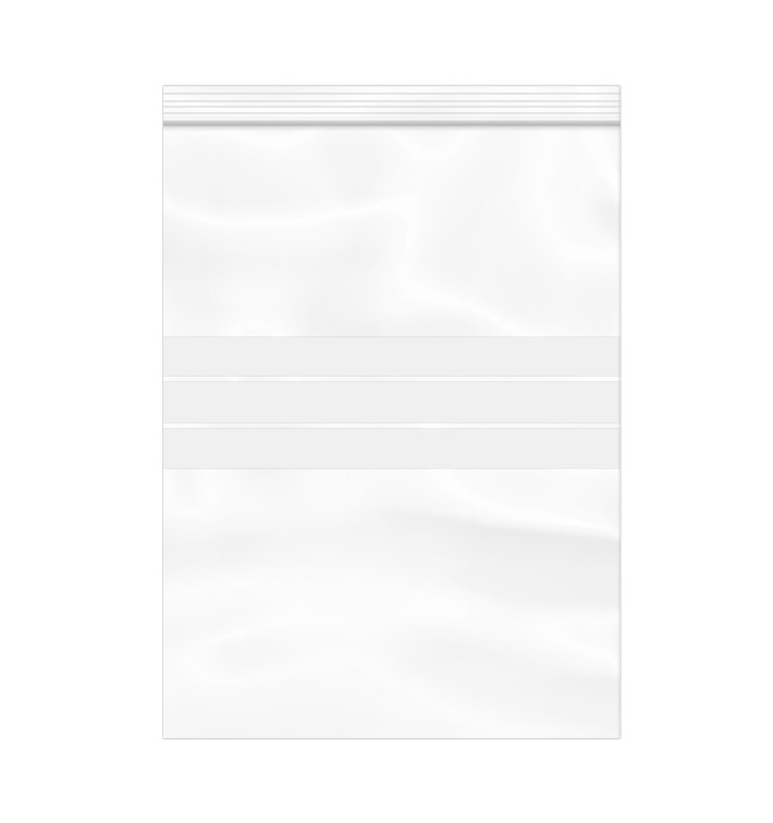 Woreczki ZIP Strunowe z Polem Opisowym 30x40cm G200 (100 Sztuk) Woreczki ZIP Strunowe z Polem Opisowym 30x40cm G200 (100 Sztuk)
