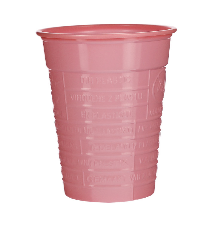 Kubki Plastikowe PS Różowe 200ml Ø7cm (1.500 Sztuk) Kubki Plastikowe PS Różowe 200ml Ø7cm (1.500 Sztuk)