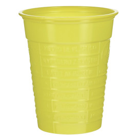 Kubki Plastikowe PS Żółty 200ml Ø7cm (1.500 Sztuk)