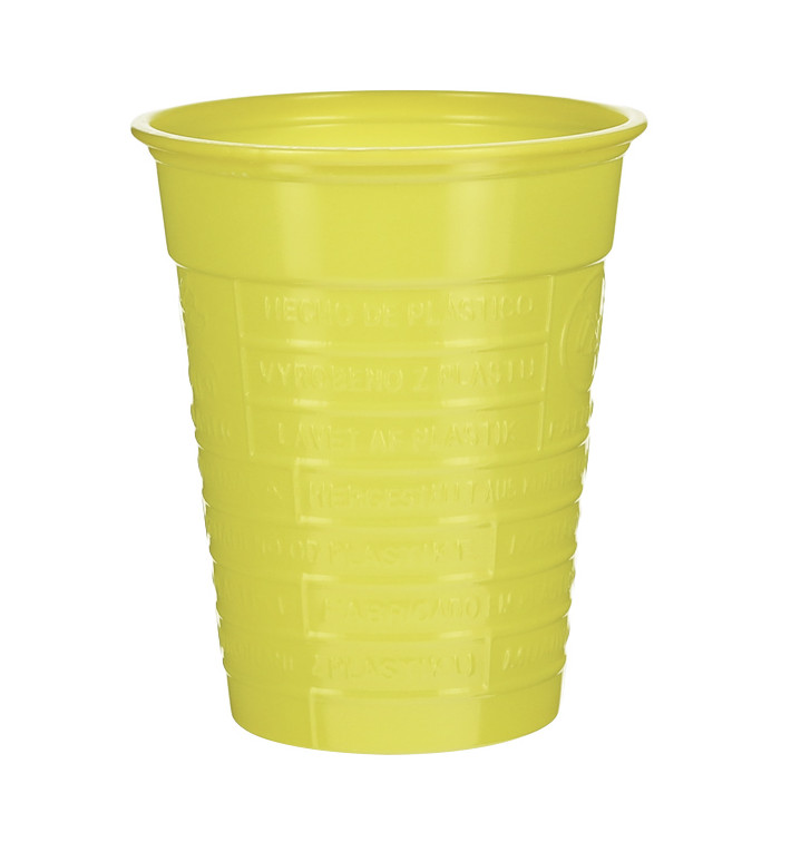 Kubki Plastikowe PS Żółty 200ml Ø7cm (50 Sztuk) Kubki Plastikowe PS Żółty 200ml Ø7cm (50 Sztuk)