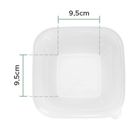 Miski Plastikowe PET 1000ml 175x175x60mm (50 Sztuk)