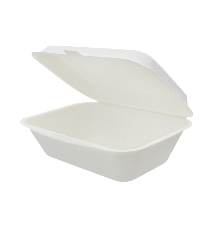 Opakowania MenuBox Trzciny Cukrowej Białe 180x125x70mm (600 Sztuk) Opakowania MenuBox Trzciny Cukrowej Białe 180x125x70mm (600 Sztuk)