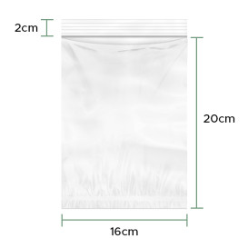 Torby Polietylenowe AutoZamki i Kieszonką 16x22+20cm G200 (100 Sztuk)