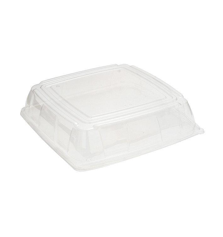 Pokrywka Plastikowe PET Przezroczyste Tacki 27x27cm (25 Sztuk) Pokrywka Plastikowe PET Przezroczyste Tacki 27x27cm (25 Sztuk)