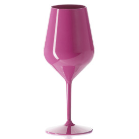 Kieliszki Użytku na Wino Wielokrotnego Tritan Różowy 470ml (1 Szt) 