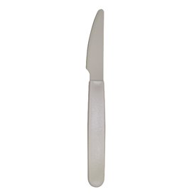 Nóż Wielokrotnego użytku Trwały PP Szary 18,5cm (180 Sztuk)