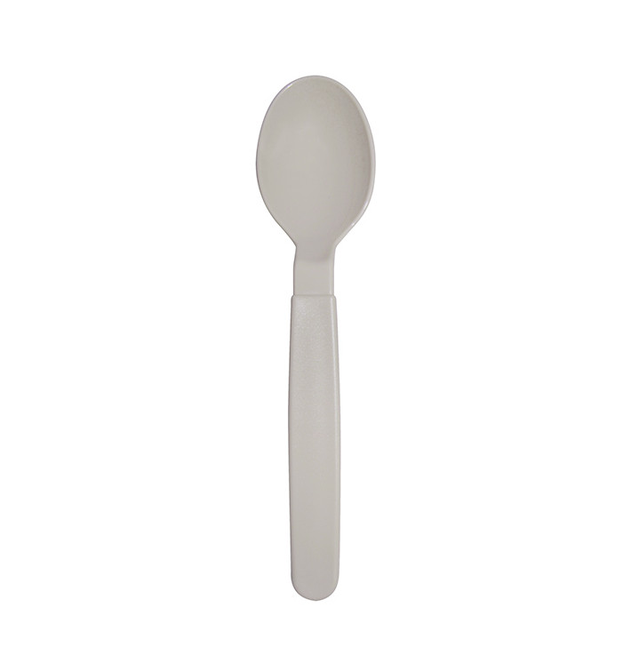 Łyżka Wielokrotnego użytku Trwały PP Szary 18,5cm (6 Sztuk) Łyżka Wielokrotnego użytku Trwały PP Szary 18,5cm (6 Sztuk)