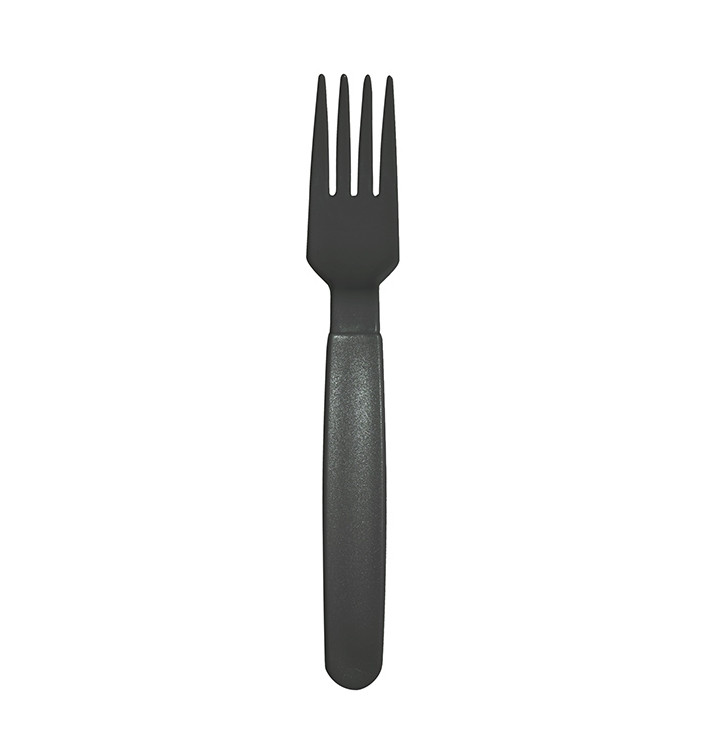 Widełki Wielokrotnego użytku Trwały PP Antracyt 18,5cm (6 Sztuk) Widełki Wielokrotnego użytku Trwały PP Antracyt 18,5cm (6 Sztuk)