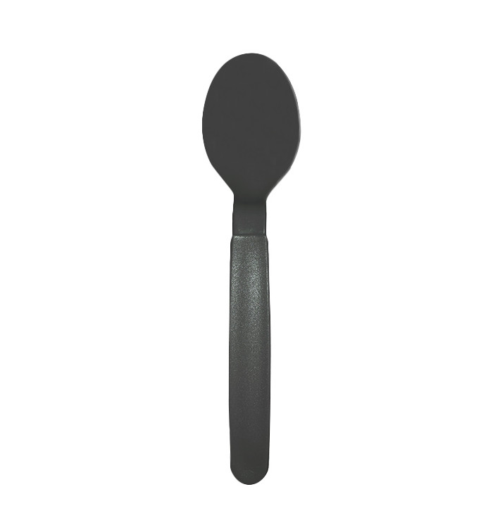 Łyżka Wielokrotnego użytku Trwały PP Antracyt 18,5cm (180 Sztuk) Łyżka Wielokrotnego użytku Trwały PP Antracyt 18,5cm (180 Sztuk)