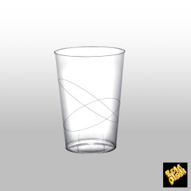 Kubek Krystaliczny PS "Moon" Przezroczyste 230ml (50 Sztuk)