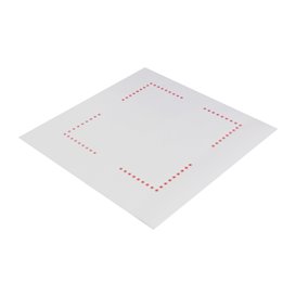 Serwetki Płaski Papierowe Siarczyny Białe 20x20cm (750 Sztuk)