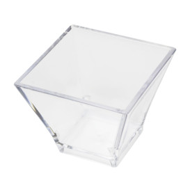 Miska Degustacyjna Snackholder Durable SAN "Pagoda" Przezroczysta 88ml (96 Sztuk)
