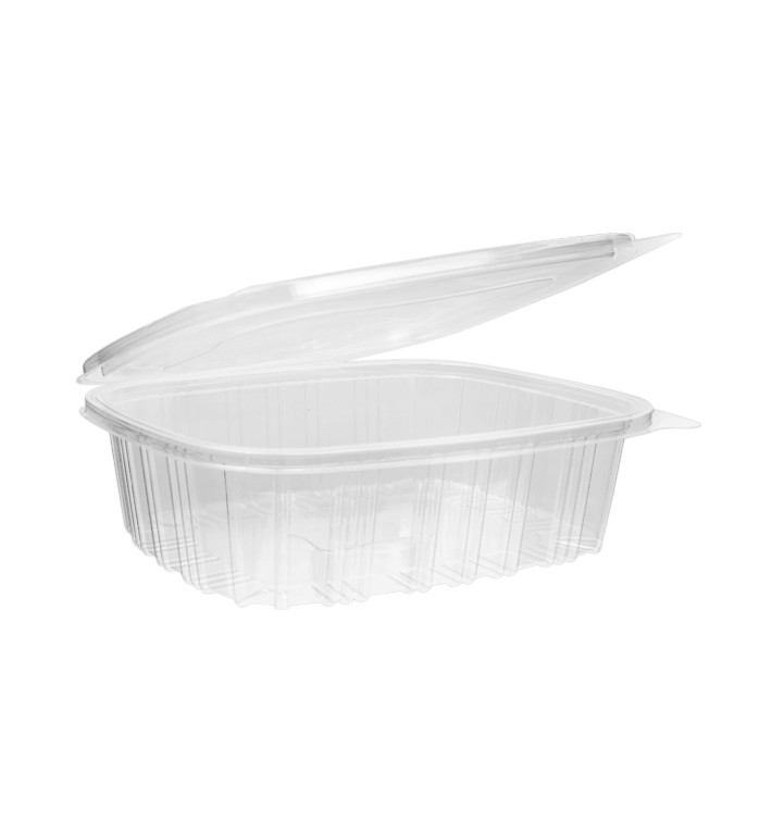 Miski z Pokrywką na Zawiasie OPS 1.500ml (50 Sztuk) Miski z Pokrywką na Zawiasie OPS 1.500ml (50 Sztuk)
